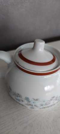 Imbryk zaparzacz do herbaty czajniczek porcelana