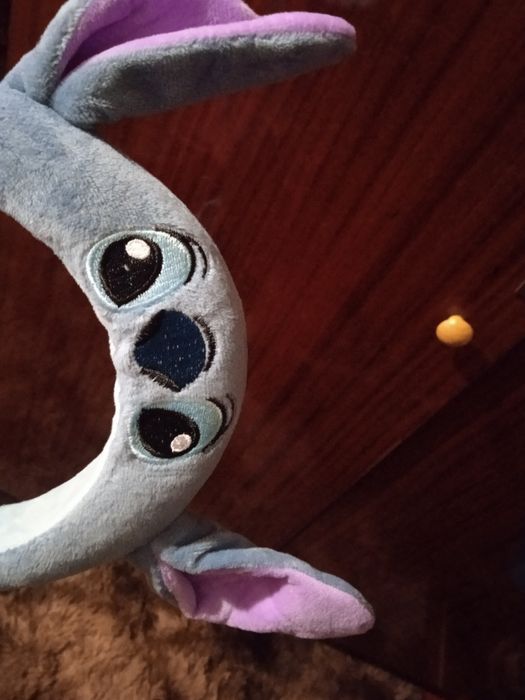 Обруч Стич велюровый