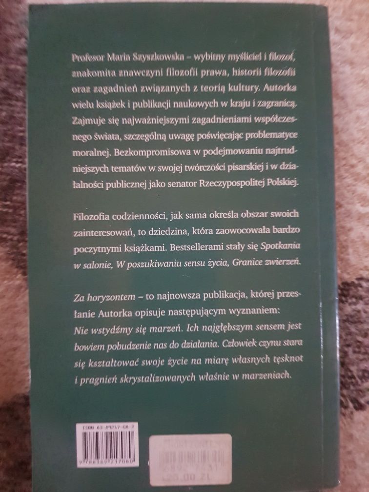 Maria Szyszkowska Za horyzontem Rossner&co 2002