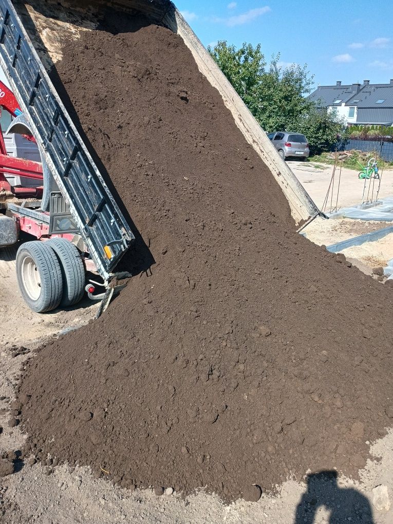 Czarnoziem przesiewany transport do 4t