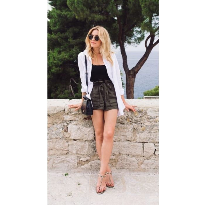 Medicine Szorty Decadent spodenki Kasia Tusk Answear 36 S czerwone