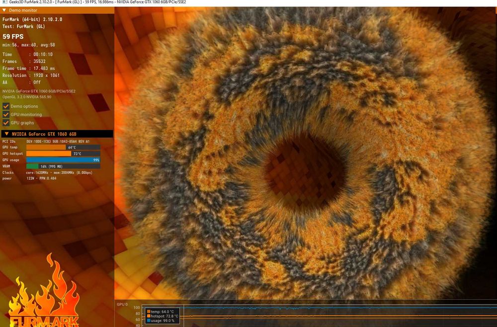 Geforce 1060 6Gb ASUS STRIX