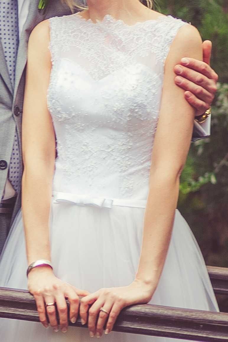 Suknia ślubna niepowtarzalna piękna
