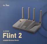 Router GL.iNet Flint 2 GL-MT6000 Wi-Fi6 USB OpenWRT VPN