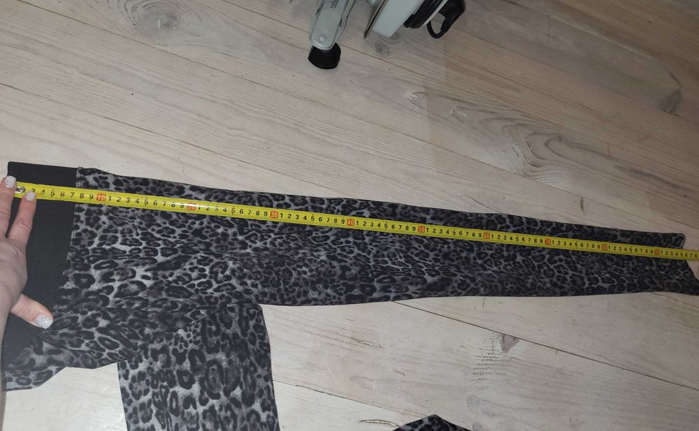 Леопардові лосини  ZARA, з утяжкою, розмір М