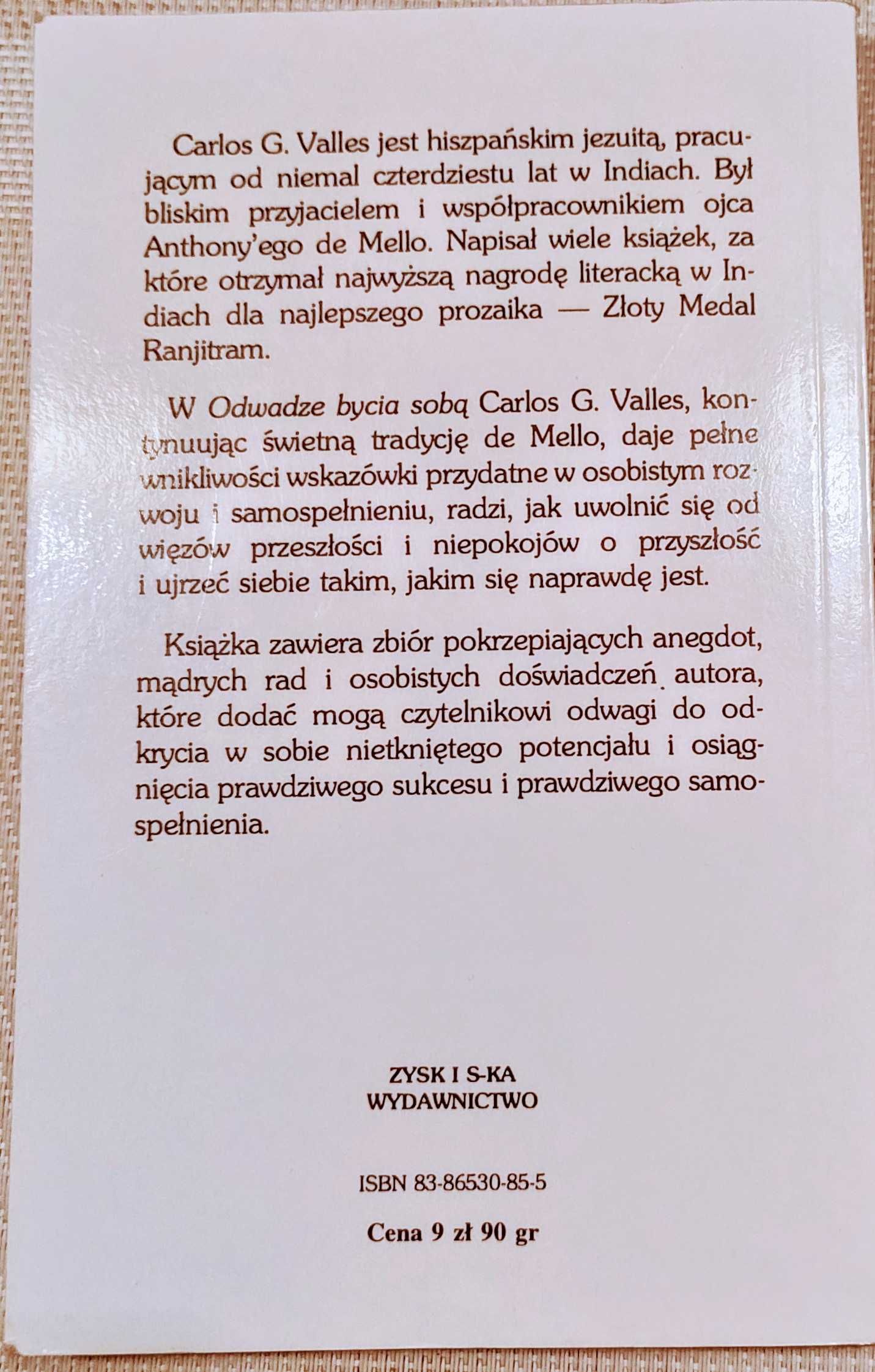 Odwaga bycia sobą Carlos G. Valles