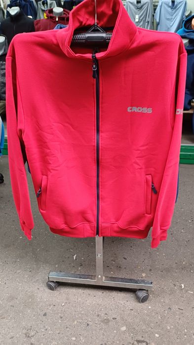 Bluza męska czerwona CROSS  L.