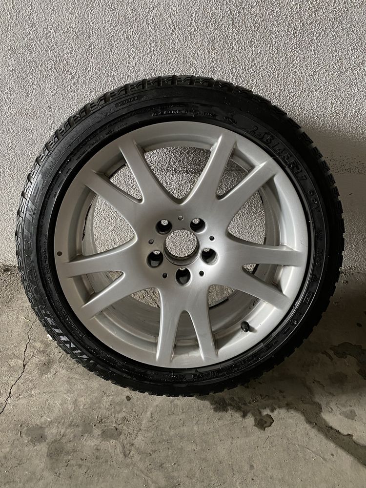 4 Jantes 5x112 originais Mercedes 17” com pneus