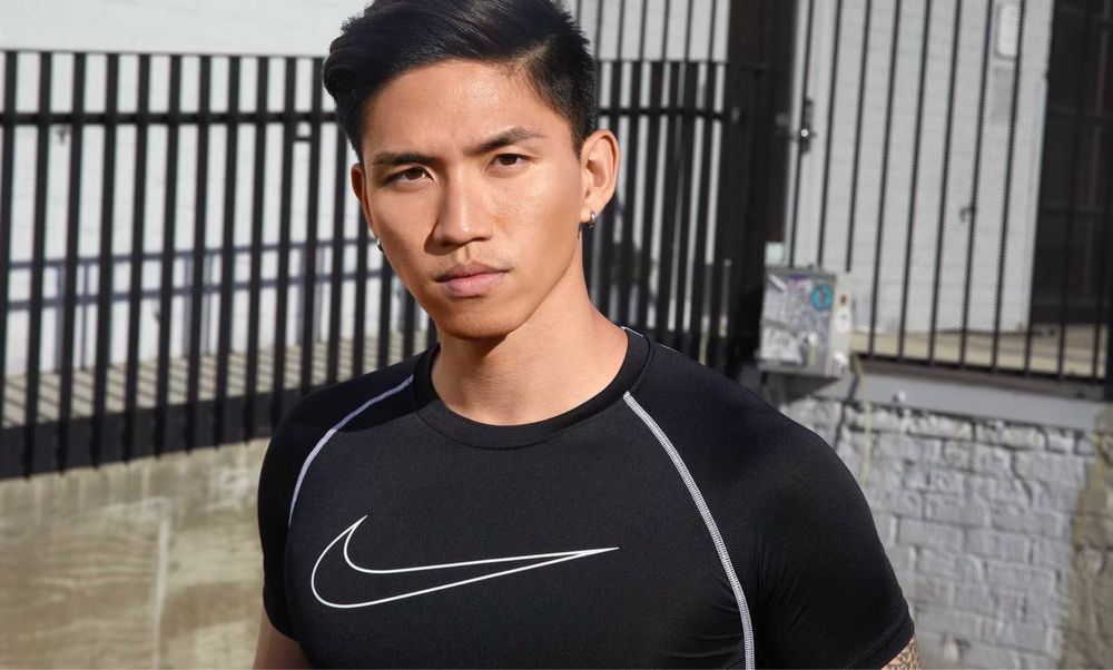 Футболка для спорта Nike Pro (компрессионная футболка, термо)