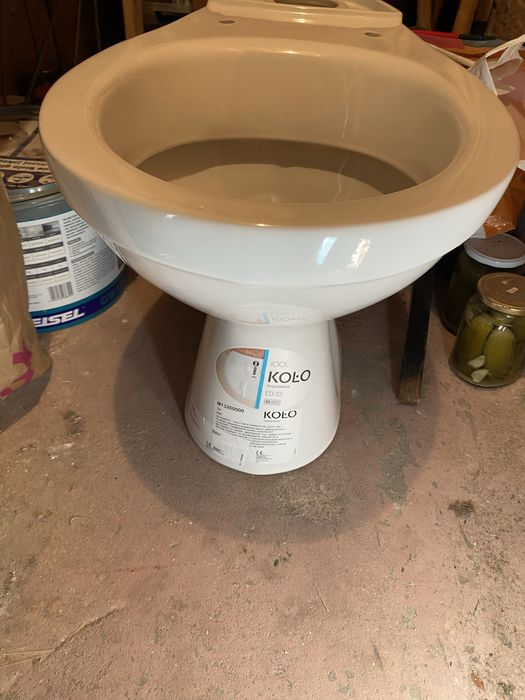 Wc kompact miska klozetowa, spłuczka, deska