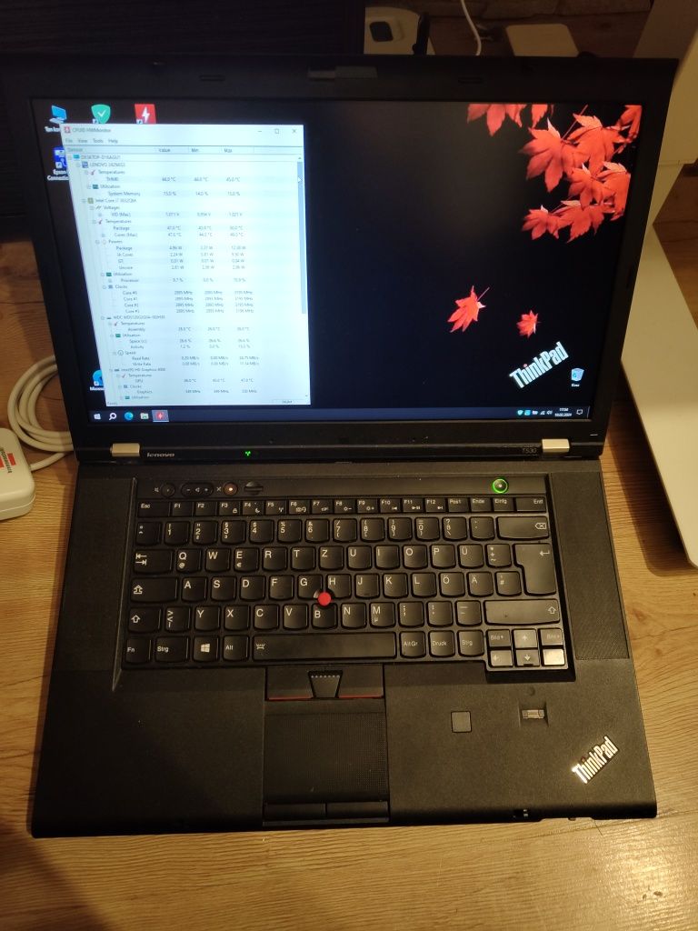 ThinkPad T530 i7/16gb ram/ssd win10 + dock i zewnętrzna bateria