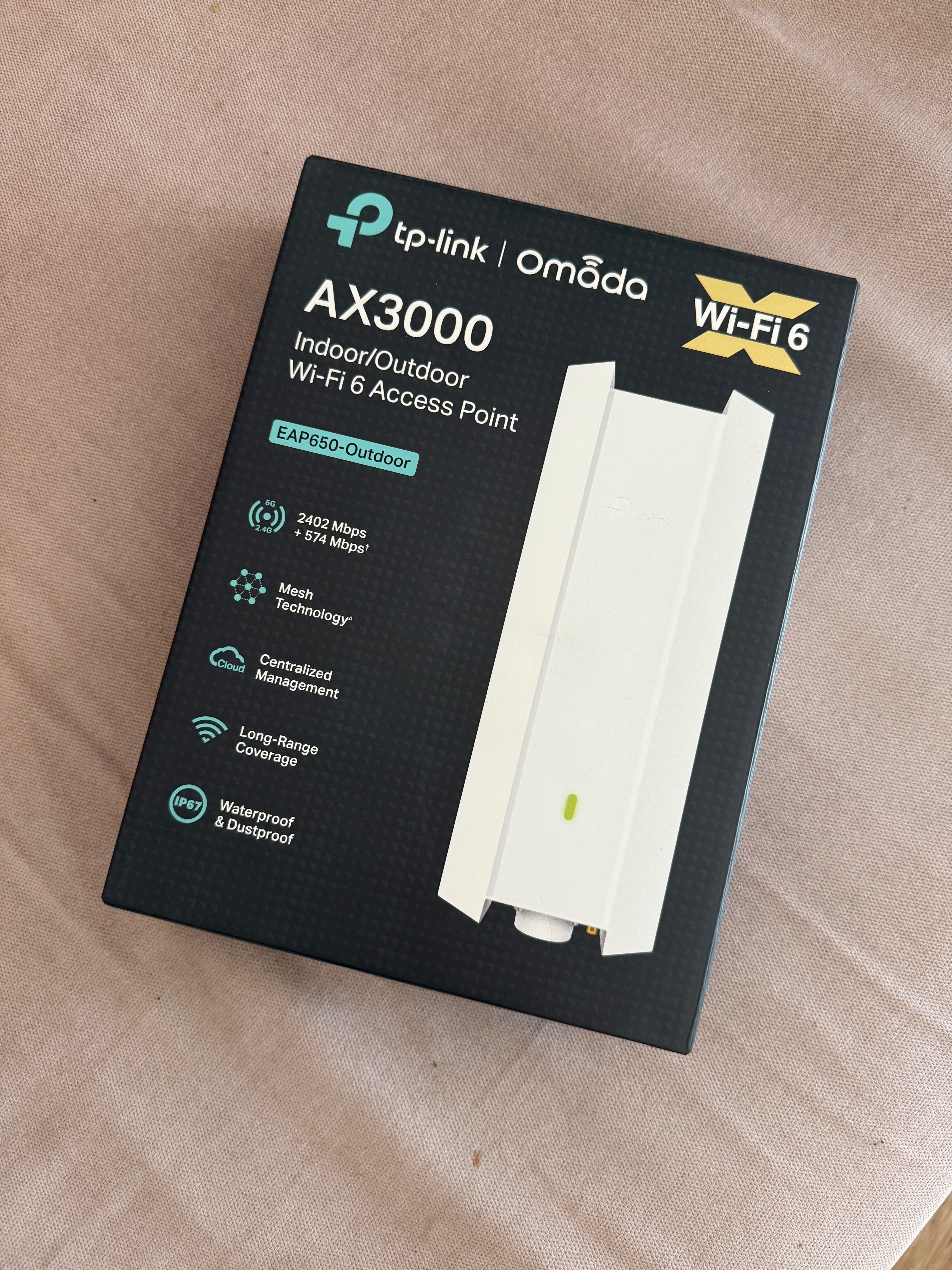 TP-Link EAP650-Outdoor AX3000 – Access Point WiFi 6 (jak nowy)