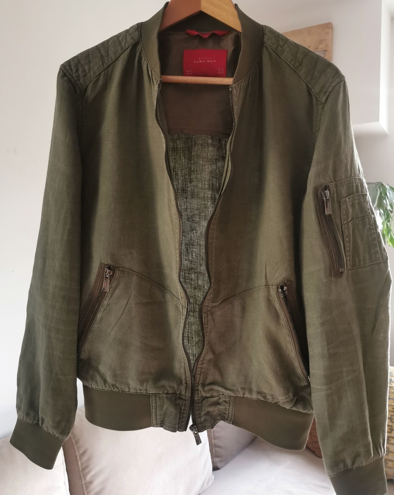 ZARA  kurtka bomberka  kol. khaki  R M