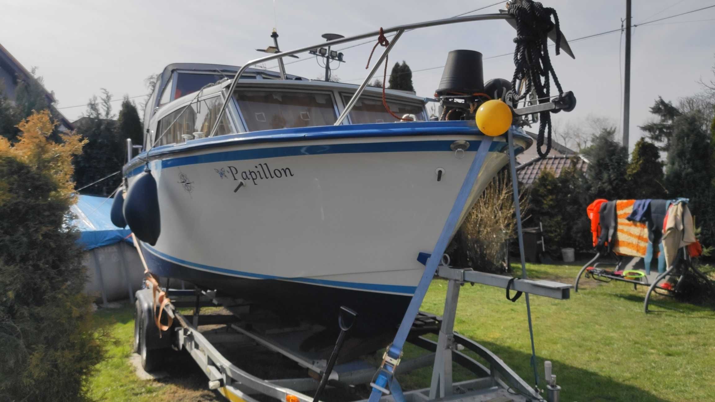 Kilkruiser 750 diesel Yanmar łódź motorowa kabinowa 5 osobowa FILM