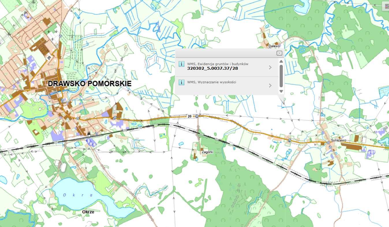 Drawsko Pomorskie obręb Suliszewo duże działki 3000m2
