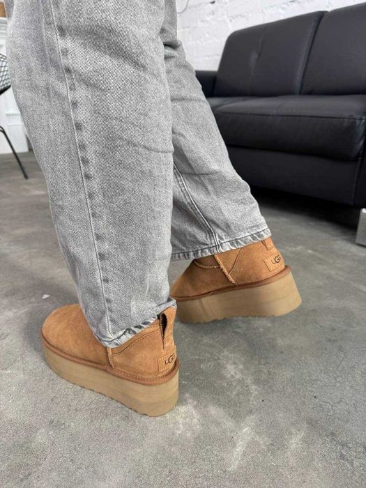 Женские UGG australia на платформе / Угги замшевые зимние 37 38 39 40
