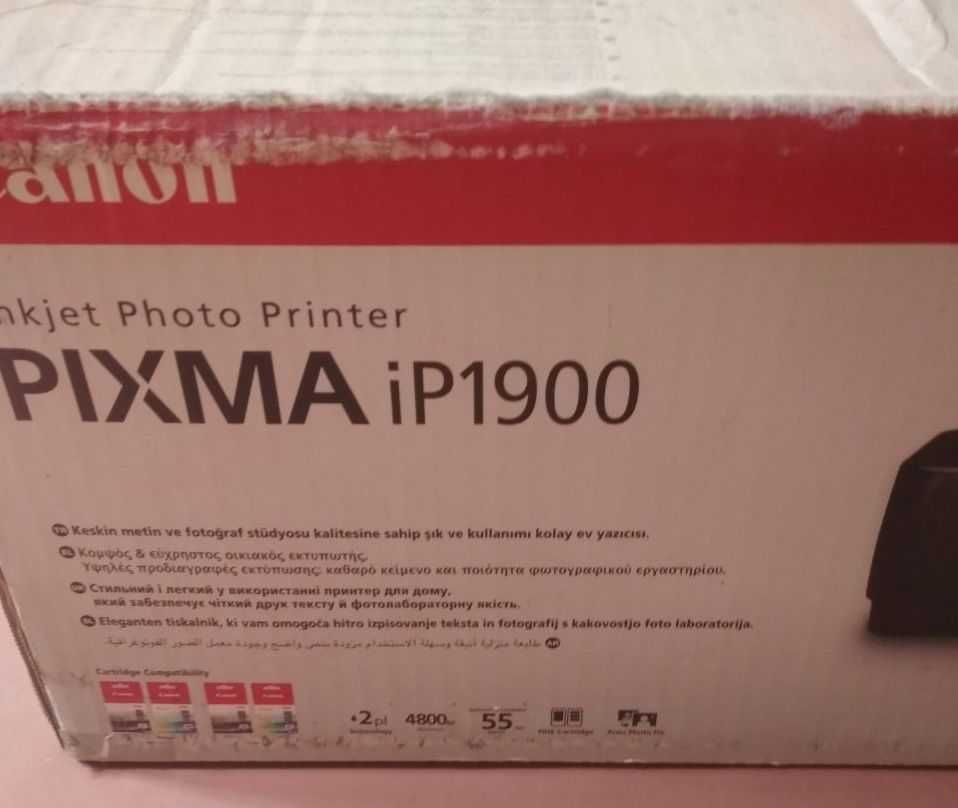 Струйный принтер Canon PIXMA iP1900 и PIXMA iP1800, рабочие