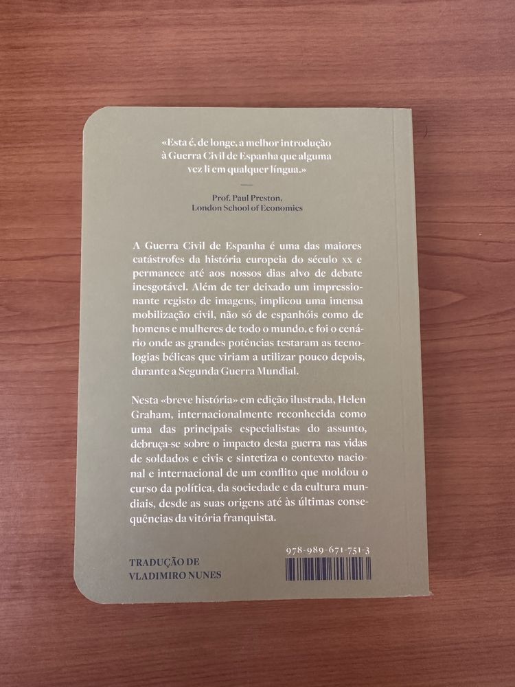 Breve História da Guerra Civil de Espanha - Helen Graham