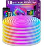 Taśma LED Neonowa LETIANPAI 18m IP65 RGB Synchronizacja Muzyki SMART