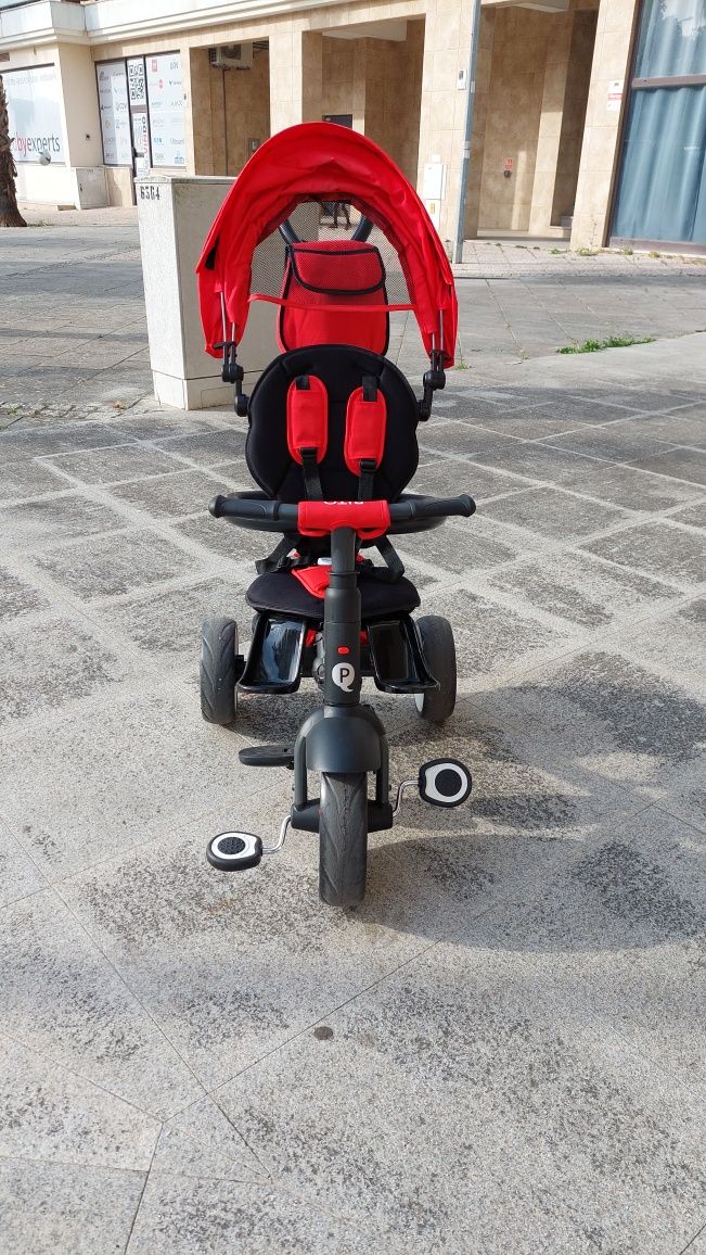 Triciclo QPLAY Dobrável Rito Red