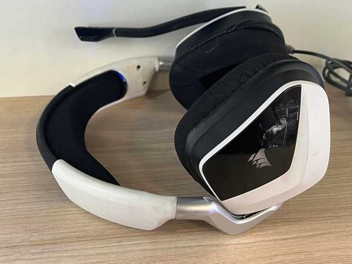 Słuchawki przewodowe nauszne Corsair Void RGB Elite | BIAŁE | OPIS ! |
