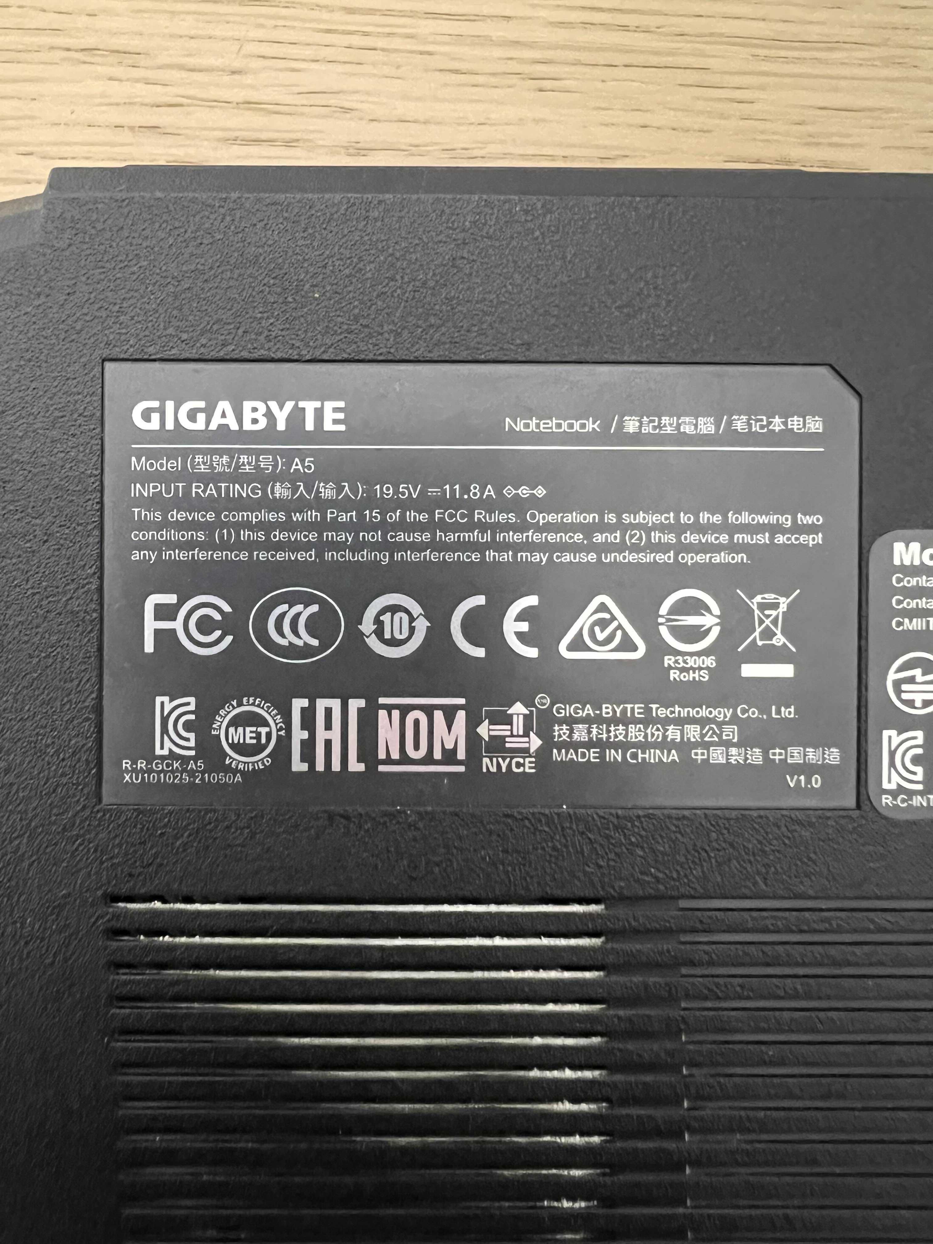 Laptop Gamingowy GIGABYTE A5 K1 AMD Ryzen 5 5600H RTX 3060