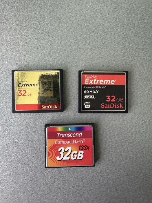 Карти памʼяті Compact Flash 32 gb
