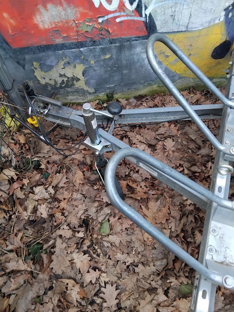 Przyczepa niemiecka MT do przewozu motocykli