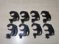 Uchwyt klamra Briteq Ultra Clamp Black 8 sztuk