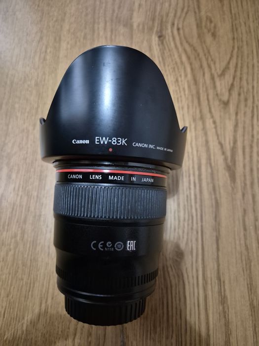 Canon EF 24mm f/1.4L II USM.