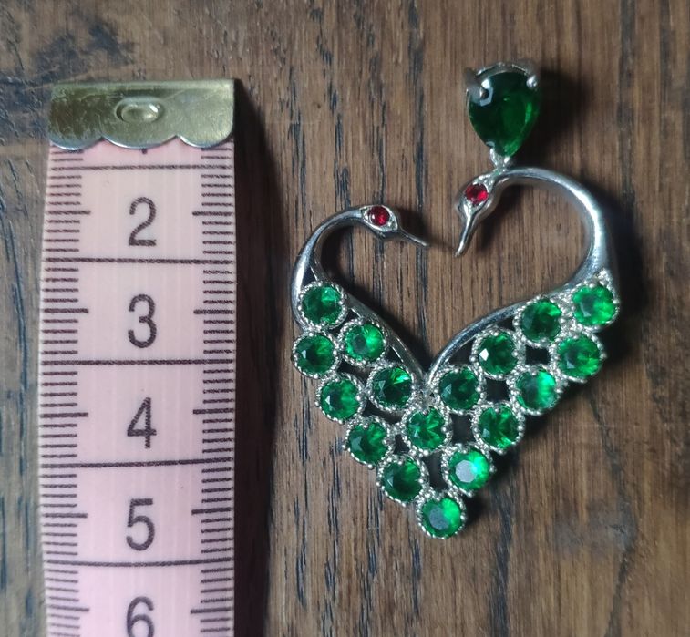 Підвіска "Лебеді" (біжутерія)