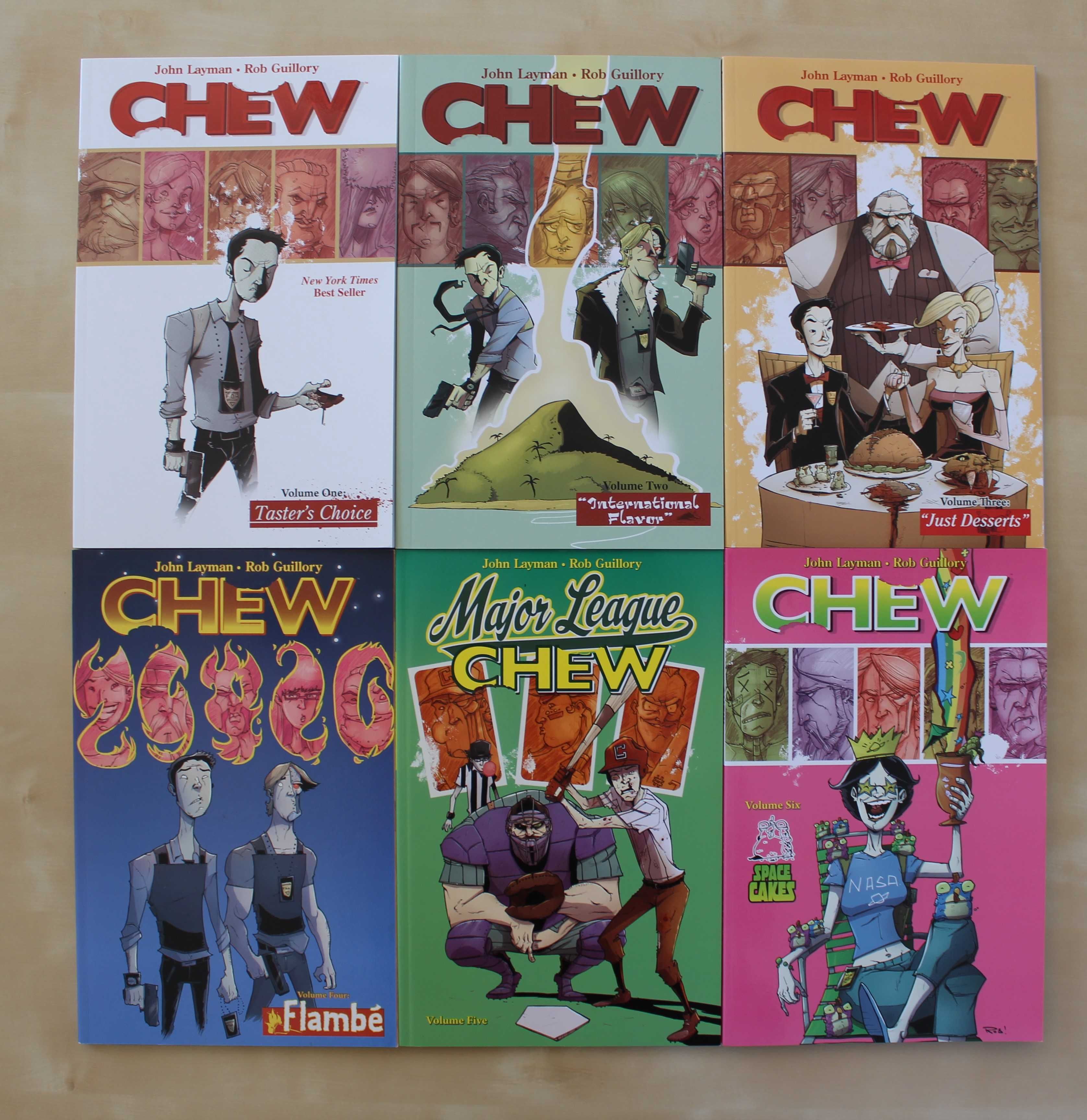 Chew TPB Trade Paperback Vol. 1 - 12 Image Comics ENG Pełna Kolekcja