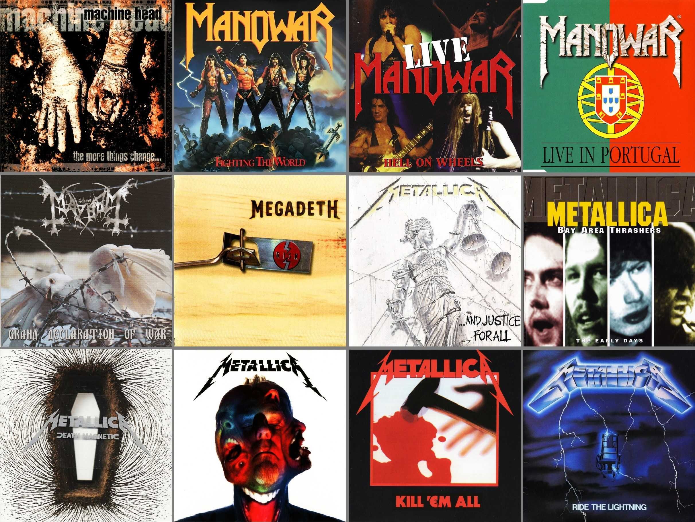 96 CDs - Coleção De Metal - Raros - Muito Bom Estado