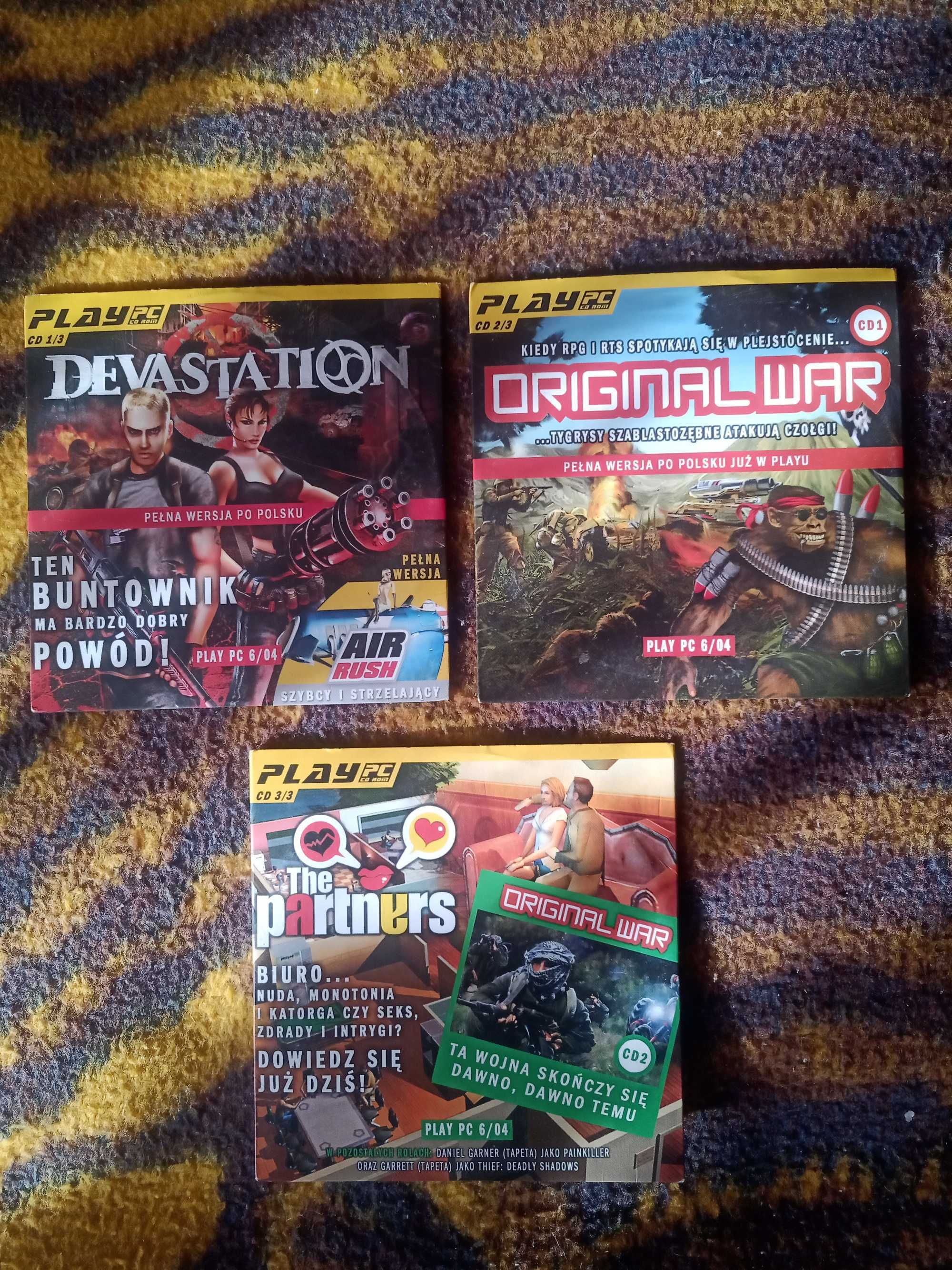 Devastation, Air rush, Original war, The partners PC PL