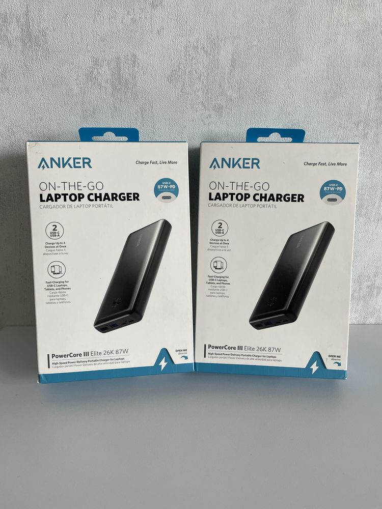 павербанк Anker PowerCore III Elite 26000mAh 87W