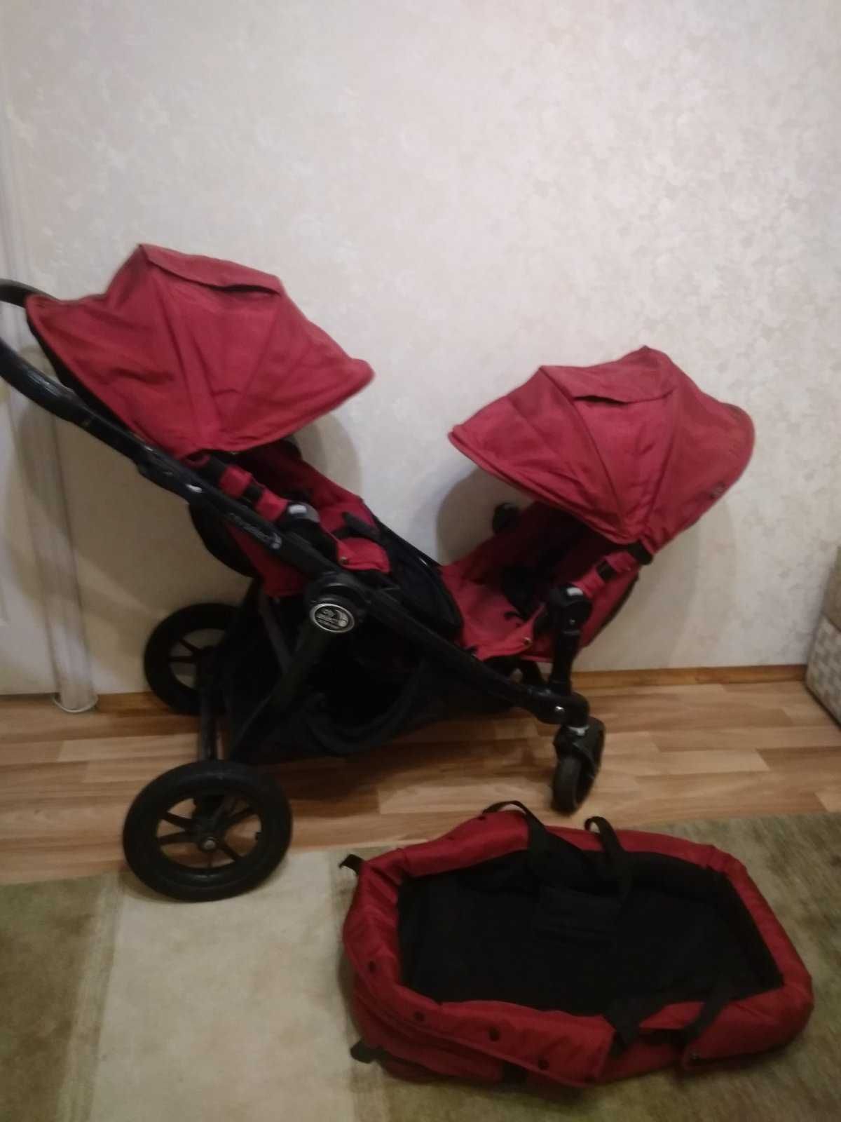 Дитячий візок для погодок або двійні Baby Jogger City Select Double