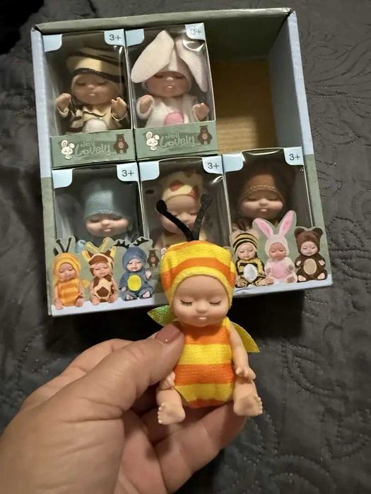 Милі міні-ляльки для вашої принцеси (набір 6 шт)