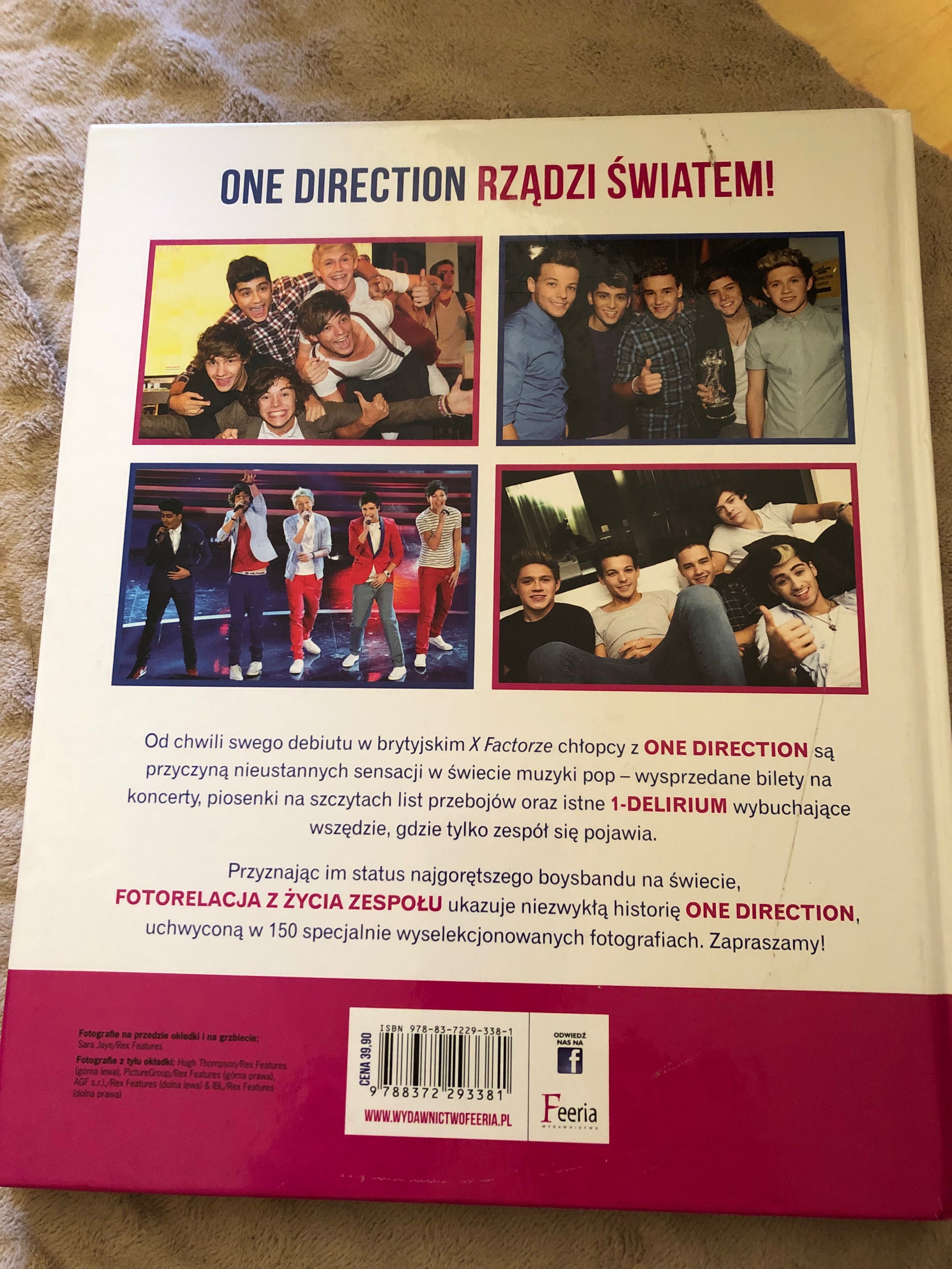 Książka One Direction Fotorelacja z życia zespołu