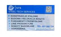Spawanie, Konstrukcje stalowe, Podesty, Projekt, Montaż, Ogrodzenia
