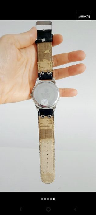 Zegarek unisex duży czarny