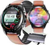 Zegarek męski SMARTWATCH Ciśnieniomierz PULSOMETR TERMOMETR Rozmowy PL
