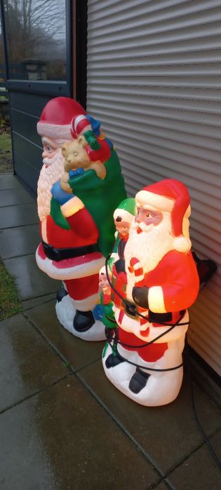 Mikołaj podświetlany na zewnątrz 80 cm. 100cm