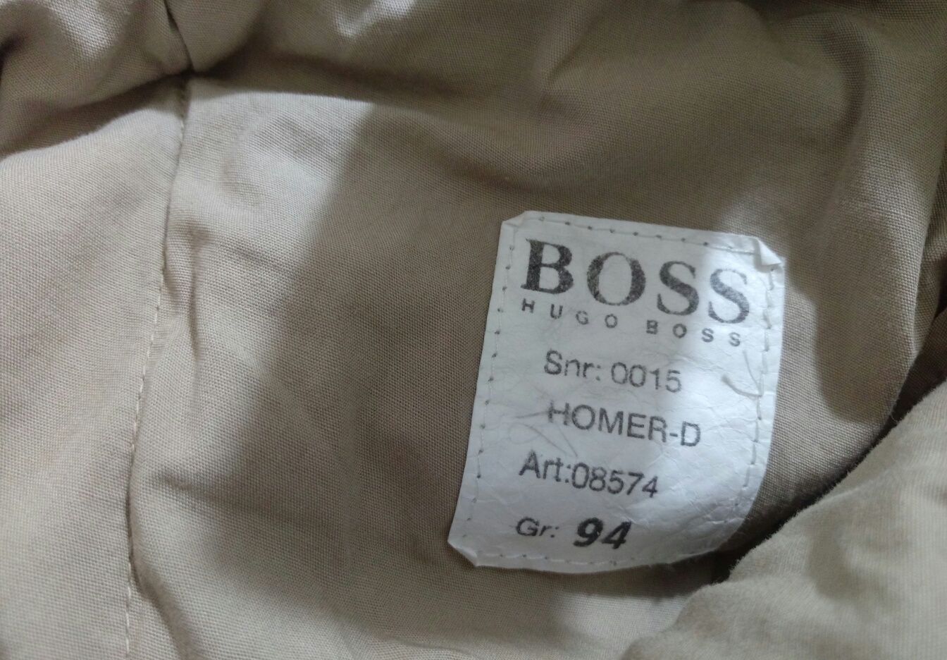 Оригинал новые бежевые мужские джинсы брюки Hugo Boss