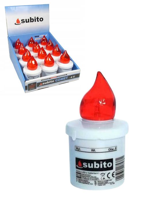 Zestaw 10 wkładów led elektrycznych