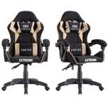 Fotel gamingowy Vortex z tkaniny - komfort w dobrej cenie