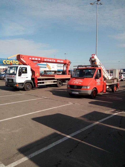 USŁUGI Podnośnikami Koszowymi do 27m