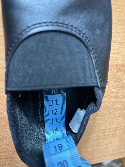 Чешки чорні дитячі 14см