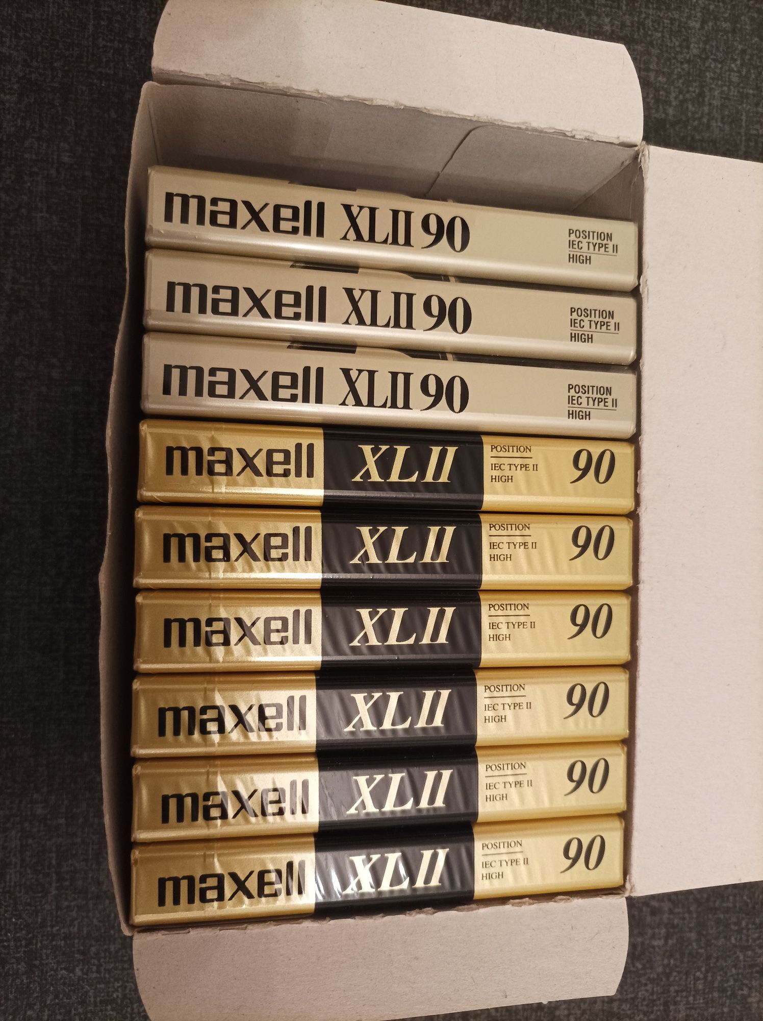 Kaseta Maxell XL II 90 Chrom CrO2 cena za 9 sztuk