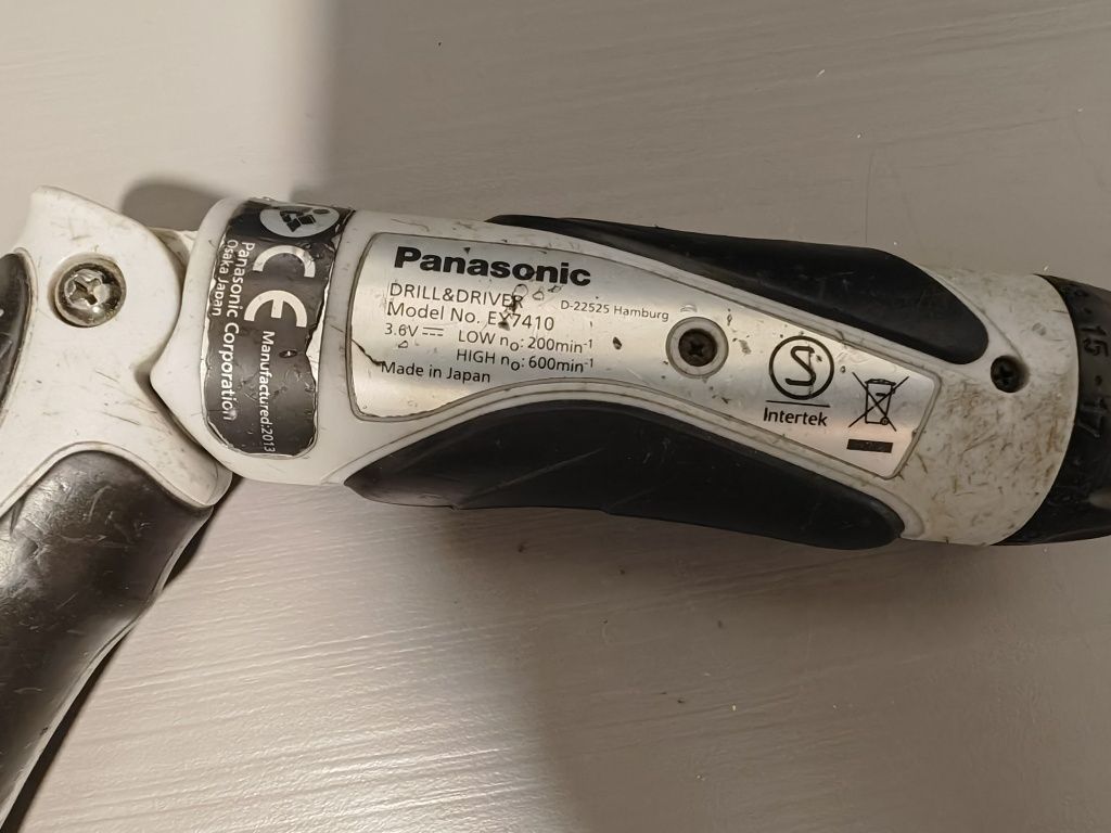 Лот Електровикрутка Panasonic 3.6V (7шт.)