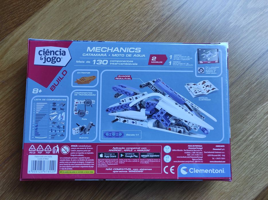Jogo Construção tipo Lego - Catamarã e Moto de Água - NOVO